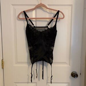 Victoria's Secret Black Lace Chemise